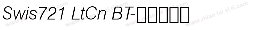 Swis721 LtCn BT字体转换